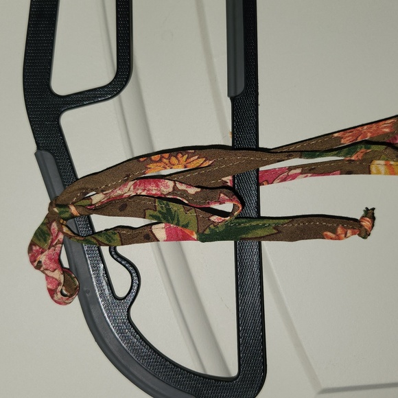 New Novella Royale The Flower Dress Rust Primrose Floral M Bird Midi Strappy NWT - Picture 15 of 16